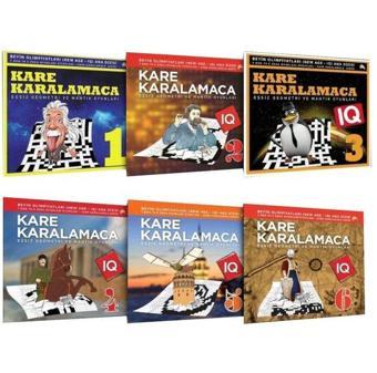 Kare Karalamaca Seti 1 - 7'den 70'e Akıl ve Mantık Oyunları - 6 Kitap Takım - Ahmet Karaçam - Ekinoks