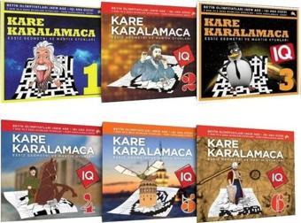 Kare Karalamaca Seti 1 - 7'den 70'e Akıl ve Mantık Oyunları - 6 Kitap Takım - Ahmet Karaçam - Ekinoks