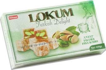 Elvan Antep Fıstıklı Lokum 450 gr (1 PAKET)