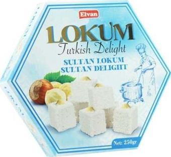 Elvan Fındıklı Sultan Lokum 250 Gr. (1 PAKET)