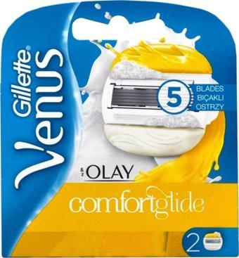 Gillette Venus Venus Olay Comfortglide Kadın Tıraş Bıçağı Yedeği 2'Li