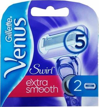 Gillette Venus Venus Swirl Extra Smooth Kadın Tıraş Bıçağı 2'Li