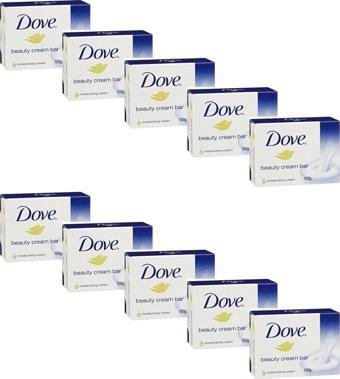 Dove Beauty Cream Bar Original Katı Sabun 100Gr X 10 Adet