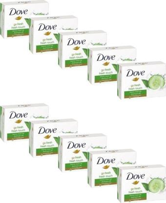 Dove Cream Bar Salatalık Ve Yeşil Çay Ferahlığı Katı Sabun 100 Gr X 10 Adet