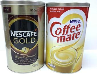 Nescafe Gold 900 Gr Ve Coffee Mate 2000 Gr
