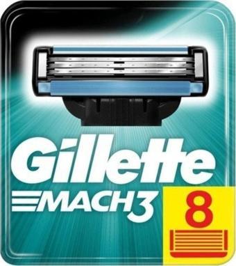 Gillette Mach3 8'Li Yedek 2'Li Paket