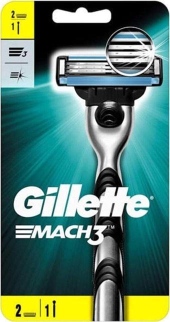 Gillette Mach3 Tıraş Makinesi 2 Yedekli