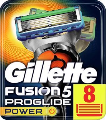 Gillette Tıraş Bıçağı Fusion Proglide Power 8 Li Başlık