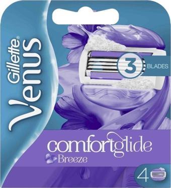 Gillette Venus Breeze Comfortglide Kadın Yedek Tıraş Bıçağı 4'Lü Yeni Paket