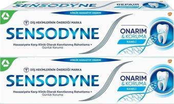 Sensodyne Diş Macunu Onarım Ve Koruma 75 ml X 2 Adet