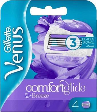 Gillette Venus Kadın Comfortglide Breeze Yedek Tıraş Bıçağı 4'Lü Paket