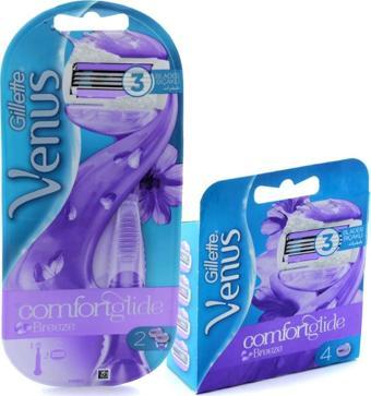 Gillette Venus Venüs Breeze Tıraş Makinesi + 4 Yedek Başlık