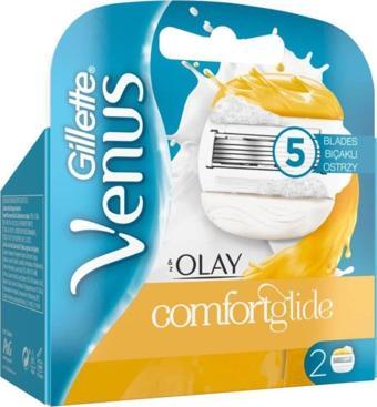 Gillette Venus Venus Comfortglide Olay Yedek Kadın Tıraş Bıçaklağı 2’Li