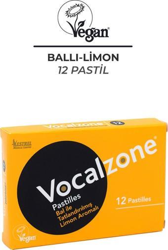 Vocalzone Ballı Limonlu Pastil 12