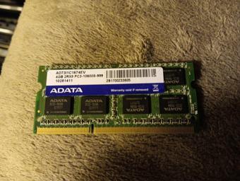 Adata AD73I1C1674EV 4 GB DDR3 1333 MHz CL9 Notebook Ram