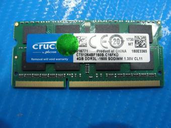 Crucial CT51264BF160B Crucial 4 GB DDR3L-1600 1.35V SODIMM Notebook Ram