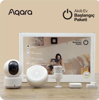 Aqara Akıllı Başlangıç Paketi AQ-STK5B (Apple Home Destekli)