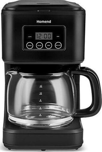 Homend Coffebreak 5010H Siyah 12 fincan Kapasiteli Dijital Filtre Kahvesi