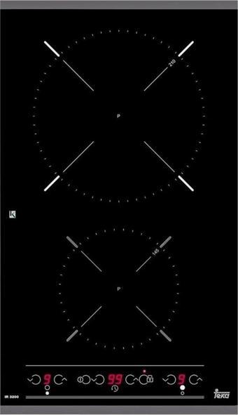Teka IR 3200 2 Gözlü  Siyah İndüksiyon Ocak