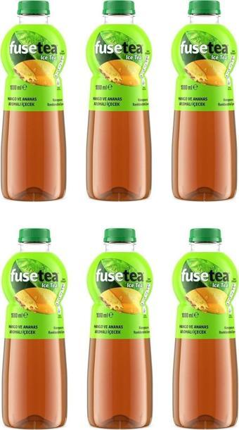 Fuse Tea Mango Ve Ananas Aromalı Soğuk Çay 1 Lt X 6 Adet