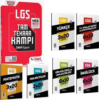 Sınav Yayınların LGS 1. Dönem Tam Tekrar Kitabı ve Marka LGS Tüm Dersler 1. Dönem Denemeleri - Sınav Yayınları