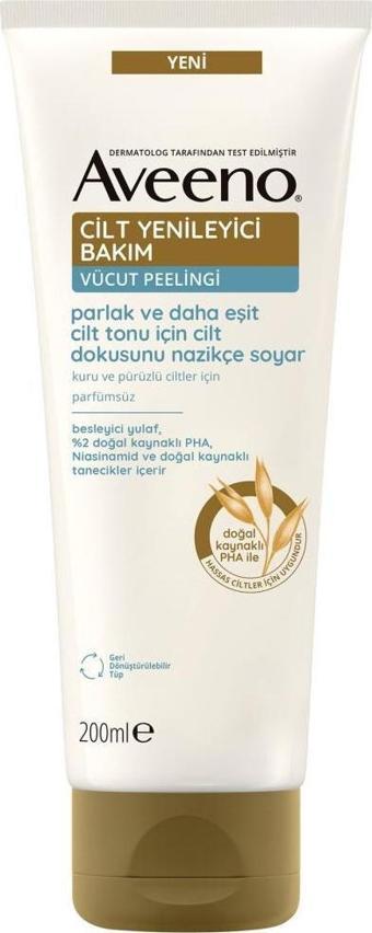 AVEENO Cilt Yenileyici Bakım Vücut Peelingi 200 ml