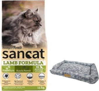 Sancat Premium Kuzulu Yetişkin Kedi Maması 15 Kg,Mini Small Colours Yatak