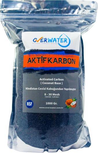 Aktif Karbon Coconut Bazlı (1 Kg) 1000 Gr Hindistan Cevizi Kabuğu