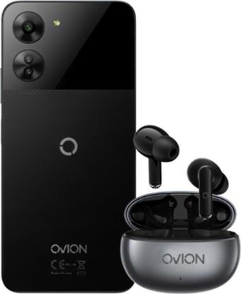 Ovion V10 Lite 128GB Siyah + Vio Pod1 Bluetooth Kulaklık Hediyeli