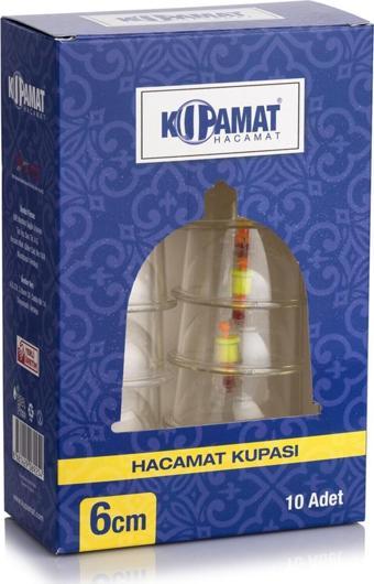 Kupamat Hacamat Masaj Kupası 6 Numara (10 KUTU) 100 Adet (POMPA İÇERİR)