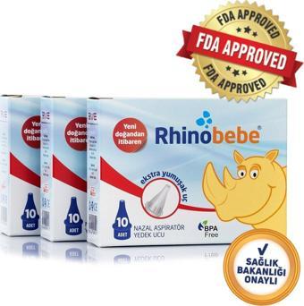 Rhinobebe Otribebe Uyumlu Yedek Uç 3 Paket 