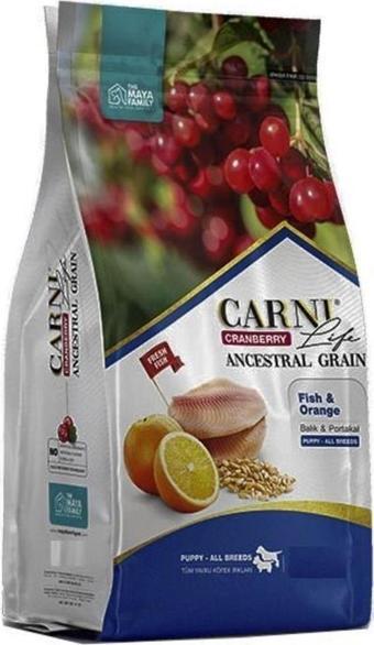 CARNİ LİFE Carni Dog Puppy Balık/portakal Köpek Maması 12 Kg