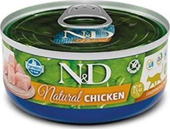 N&D Natural Tavuklu Konserve Yaş Kedi Maması 140 gr
