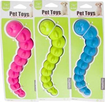 Nunbell Plastik Tırtıl Köpek Oyuncağı 15 Cm