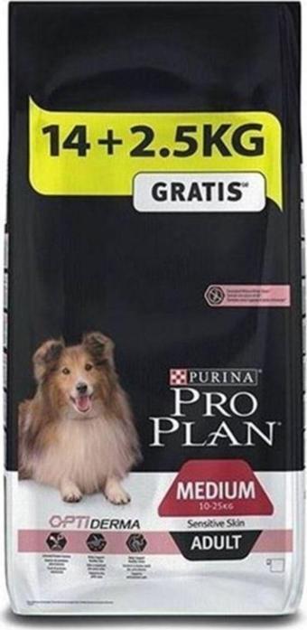 Pro Plan Medium Adult Sensitive Somonlu Yetişkin Köpek Maması 14 + 2,5 Kg