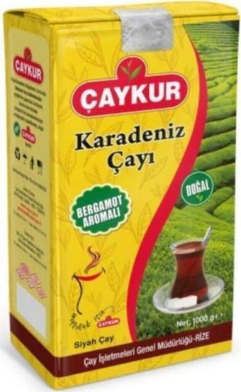 Çaykur Bergamot Aromalı Karadeniz Çayı 1000 gr