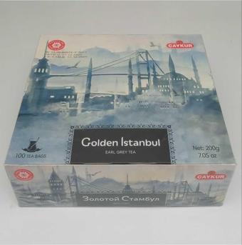 Çaykur GOLDEN İSTANBUL EARL GREY TEA 200 G (BARDAK POŞET ÇAY)