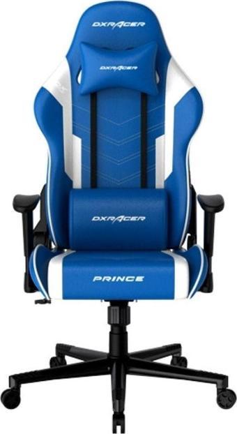 DXracer Prince Serisi L Mavi Beyaz Oyuncu Koltuğu