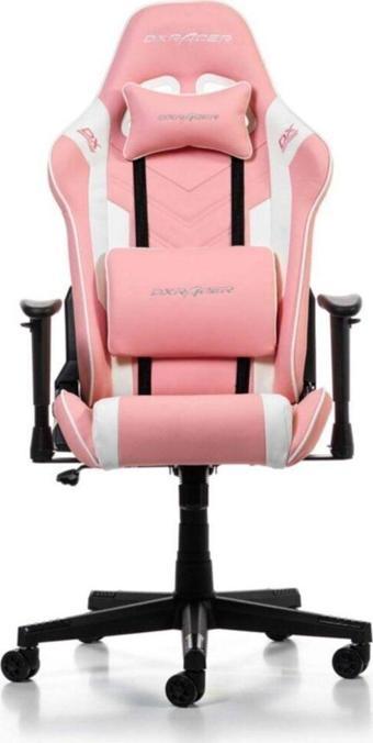 DXracer Prince Serisi L Pembe Beyaz Oyuncu Koltuğu