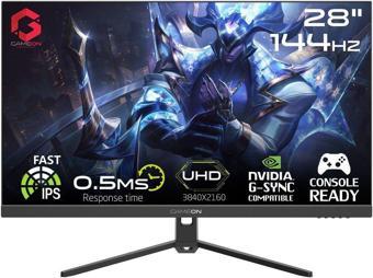 GAME ON Gameon Gop28uhd144ıps 28" 4k Uhd, 144hz, 0,5ms, Hdmı 2.1 Oyun Monitörü (PS5 DESTEĞİ)