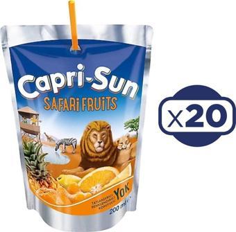 Capri - Sun Safari Meyve Suyu 200 ml x 20 Adet