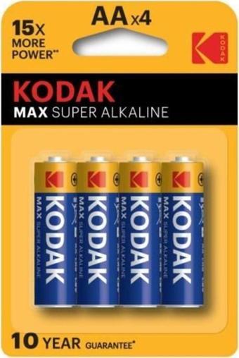 Guwwen Kodak 4 Adet Max Alkalin Kalem Pil-aa