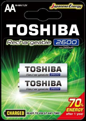 Hayal Oyuncak Atölyesi TOSHIBA 2600 MAH ŞARJLI KALEM PİL 2Lİ (4375)