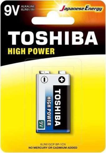 Hayal Oyuncak Atölyesi TOSHIBA 6LR61 HIGH POWER ALKALIN 9V 1Lİ (4375)
