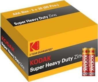 Kodak Çinko Karbon 2*30 = 60 Adet Aaa 1,5 Volt Ince Pil R03