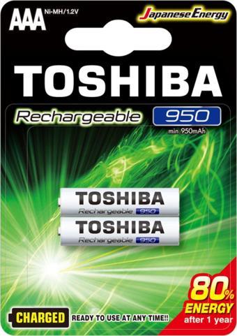 NCK TOSHIBA 950 MAH ŞARJLI İNCE PİL 2Lİ (4178)