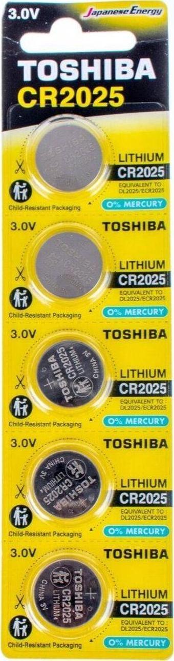 Toshiba Pil Para 5 Li Cr2025 8891 8898 8136 8133