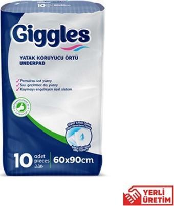 Giggles Yatak Koruyucu Örtü 60x90 10 Adet