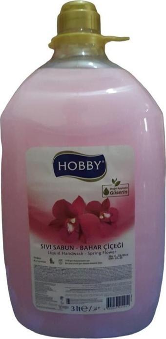 Hobby Sıvı Sabun Gliserinli 3 L. Pembe Bahar Çiçeği