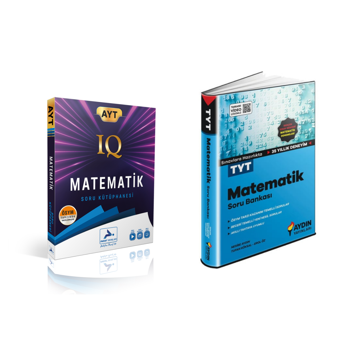 Aydın Yayınları  Tyt  Matematik & Ayt Iq Matematik Soru Bankası - Aydın Yayınları